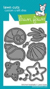 Lawn Fawn - Die - Stitched Seashells
