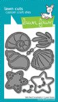 Lawn Fawn - Die - Stitched Seashells