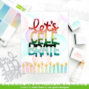 Lawn Fawn - Die - Candle Border