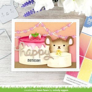 Lawn Fawn - Die - Tiny Gift Box Mouse Add-On