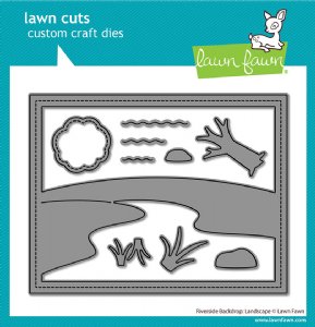 Lawn Fawn - Die - Riverside Backdrop: Landscape