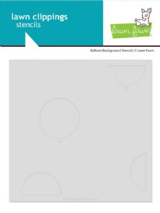 Lawn Fawn - Stencils - Balloon Background