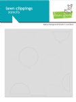 Lawn Fawn - Stencils - Balloon Background