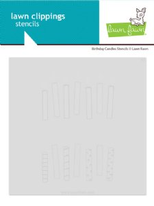 Lawn Fawn - Stencils - Birthday Candles