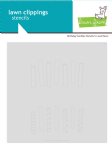 Lawn Fawn - Stencils - Birthday Candles