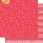 Lawn Fawn - 12X12 - All the Sparkles - Ruby