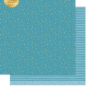 Lawn Fawn - 12X12 - All the Sparkles - Aquamarine