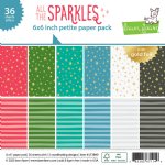 Lawn Fawn - 6X6 Petite Paper Pack - All The Sparkles