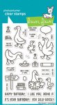 Lawn Fawn - Clear Stamps - Silly Goose!
