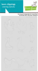 Lawn Fawn - Coloring Stencils - Silly Goose!
