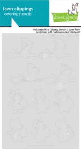 Lawn Fawn - Coloring Stencils - Halloween Mice