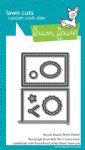 Lawn Fawn - Dies - Knock Knock - Who's There? Rectangle Door Add-On