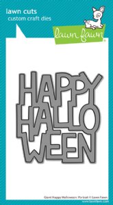 Lawn Fawn - Dies - Giant Happy Halloween: Portrait
