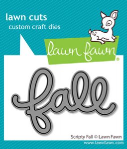 Lawn Fawn - Dies - Scripty Fall