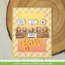 Lawn Fawn - Clear Stamp - Simply Celebrate Squirrels