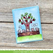 Lawn Fawn - Clear Stamp - Simply Celebrate Squirrels