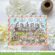 Lawn Fawn - Clear Stamp - Simply Celebrate Squirrels
