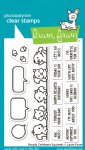 Lawn Fawn - Clear Stamp - Simply Celebrate Squirrels