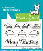 Lawn Fawn - Clear Stamp - All The Santa Hats