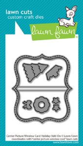 Lawn Fawn - Dies - Center Picture Window Card Holiday Add-On