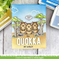 Lawn Fawn - Clear Stamp - Quokka My World