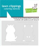 Lawn Fawn - Coloring Stencil - Quokka My World