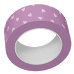 Lawn Fawn - Washi Tape - Purple Tiny Hearts
