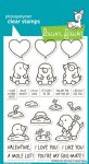 Lawn Fawn - Clear Stamp - A Mole Lot of Love