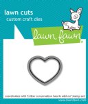 Lawn Fawn - Die - Critter Conversation Hearts Add-On