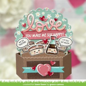 Lawn Fawn - Clear Stamp - Soy Happy