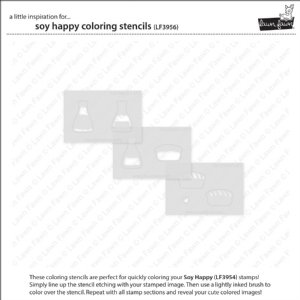 Lawn Fawn - Coloring Stencils - Soy Happy