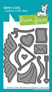 Lawn Fawn - Die - Build-a-Critter Valentine Accessories