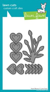 Lawn Fawn - Die - Heart Blooms