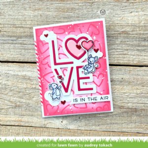 Lawn Fawn - Die - Giant Outlined Love