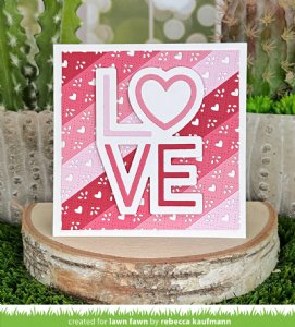 Lawn Fawn - Die - Giant Outlined Love