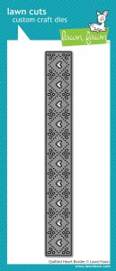 Lawn Fawn - Die - Quilted Heart Border