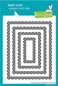 Lawn Fawn - Die - Postage Rectangle Stackables