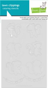 Lawn Fawn - Coloring Stencils - Scent With Love