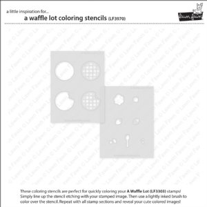 Lawn Fawn - Coloring Stencils - A Waffle Lot