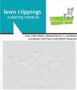 Lawn Fawn - Coloring Stencils - Have a Mice Flight