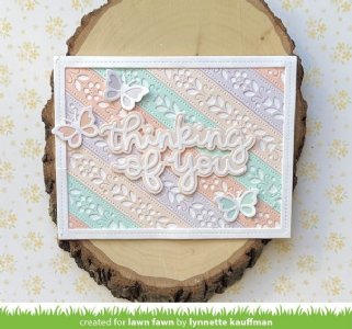 Lawn Fawn - Die - Folksy Sprig Border
