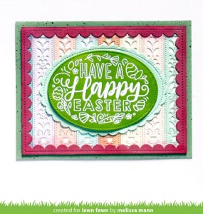 Lawn Fawn - Die - Folksy Sprig Border