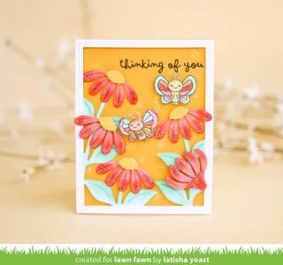 Lawn Fawn - Die - Big Blossom Backdrop: Portrait