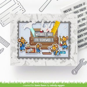 Lawn Fawn - Clear Stamp - Mice Tools