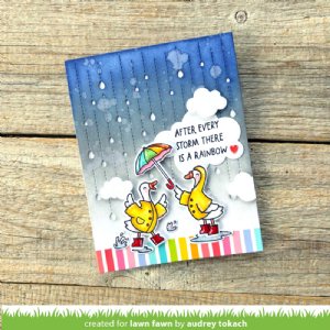 Lawn Fawn - Clear Stamp - Rainbow Sentiments