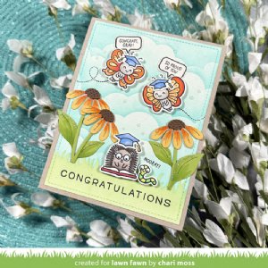 Lawn Fawn - Clear Stamp - All The Grad Caps