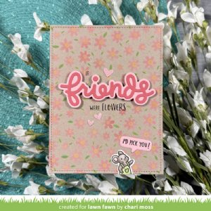 Lawn Fawn - Dies - Scripty Friends Outline Add-On