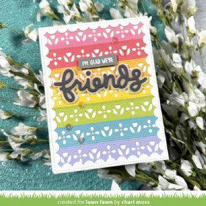 Lawn Fawn - Dies - Scripty Friends Outline Add-On