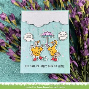 Lawn Fawn - Dies - Rainy Day Backdrop: Portrait