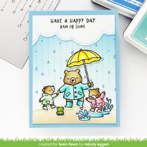 Lawn Fawn - Dies - Rainy Day Backdrop: Portrait